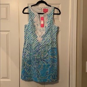 Lilly Pulitzer Gabby Stretch Shift Size 8